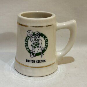 Vintage Boston Celtics Miniature Ceramic Beer Stein NBA
